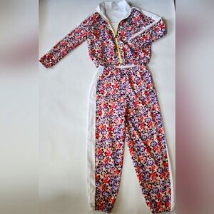 Purple Floral Tracksuit
